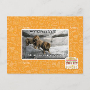 Beiß mir ist nur ein Ausdruck! Postkarte