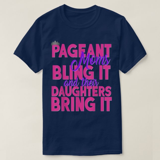 Beißende Mamas, die es ihren Töchtern verblüffen,  T-Shirt (Design vorne)