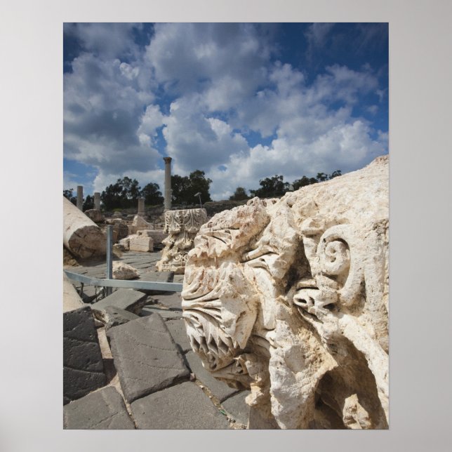 Beit She-An National Park, Roman-era ruins Poster (Vorne)