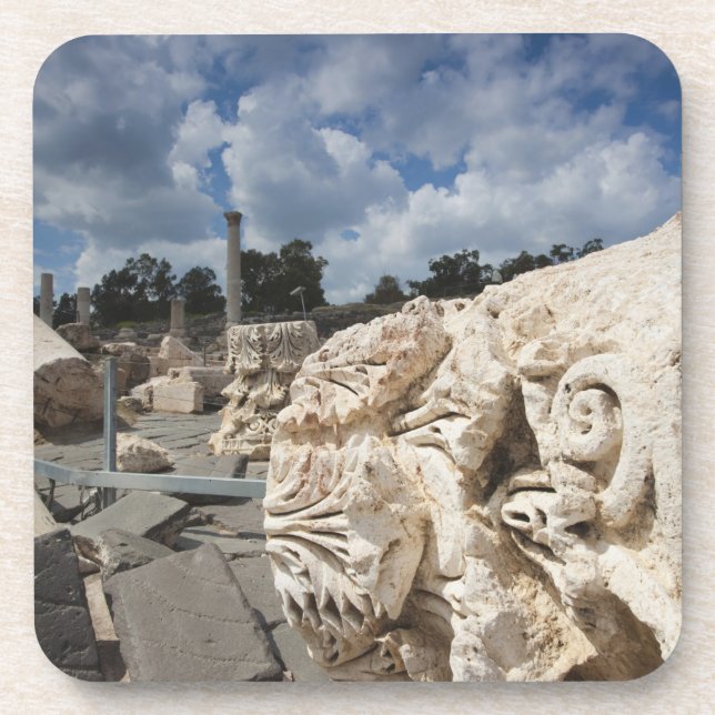 Beit She-an-Nationalpark, Ruinen aus römischer Zei Getränkeuntersetzer (Vorderseite)