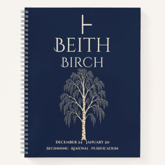 Beith (Birke) — Hardcover-Journal Notizbuch