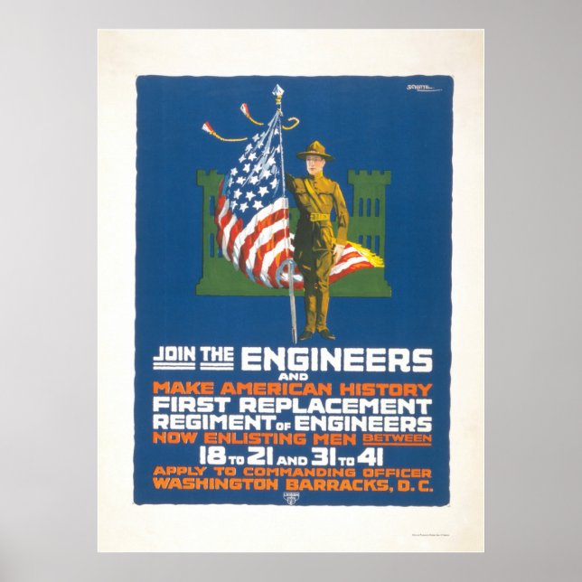 Beitritt zu Ingenieuren Poster (Vorne)