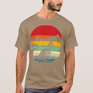 Bejagung von Ruffed Grouse bird- Retro wolkenfreie T-Shirt