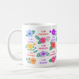 Bejahungen kreieren Ihre eigenen Zitate lebendig b Kaffeetasse