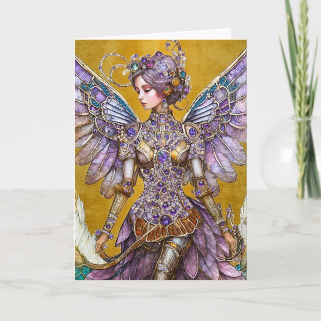Bejeweled Sugar Plum Fairy Karte (Vorderseite)