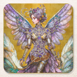 Bejeweled Sugar Plum Fairy Rechteckiger Pappuntersetzer