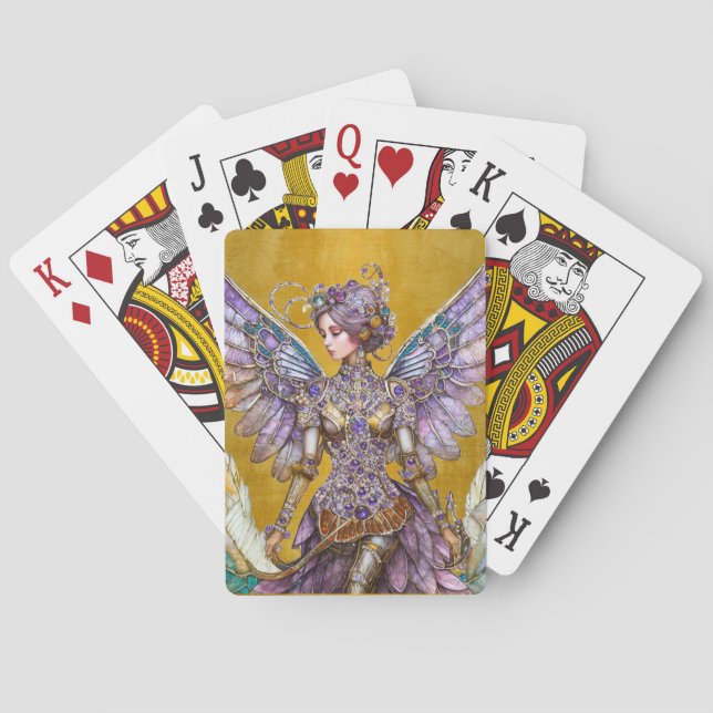 Bejeweled Sugar Plum Fairy Spielkarten (Rückseite)