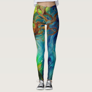 Bejeweled Tree of Life Leggings