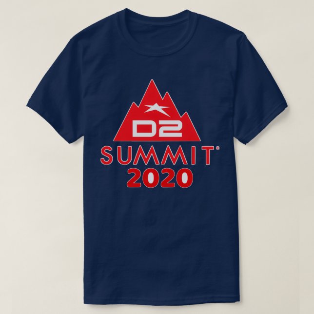 bejubelnder D2-Gipfel 2020 T-Shirt (Design vorne)