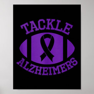 Bekämpfe Alzheimer, kämpfe für das Ende, unterstüt Poster