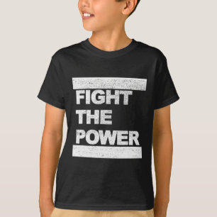 Bekämpfen Sie den Power mit Grafikproblemen. T-Shirt