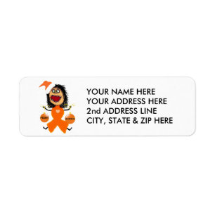 Bekämpfung der Leukämie Orange Ribbon