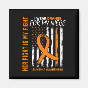Bekämpfung der Orangen Leukämie Krebsbewusstsein N Magnet