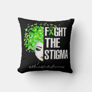Bekämpfung der psychischen Gesundheit von Stigma F Kissen