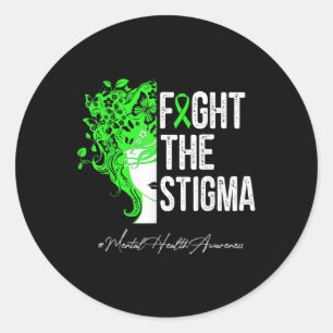 Bekämpfung der psychischen Gesundheit von Stigma G Runder Aufkleber