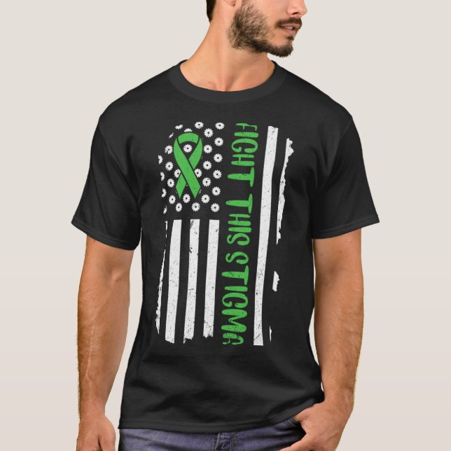 Bekämpfung der psychischen Gesundheit von Stigma T-Shirt (Vorderseite)