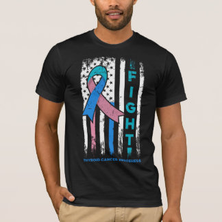 Bekämpfung der Schilddrüsenkrebserkrankung mit uns T-Shirt
