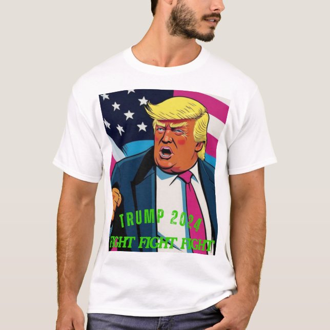 BEKÄMPFUNG DER TRUMP 2024 T-Shirt (Vorderseite)