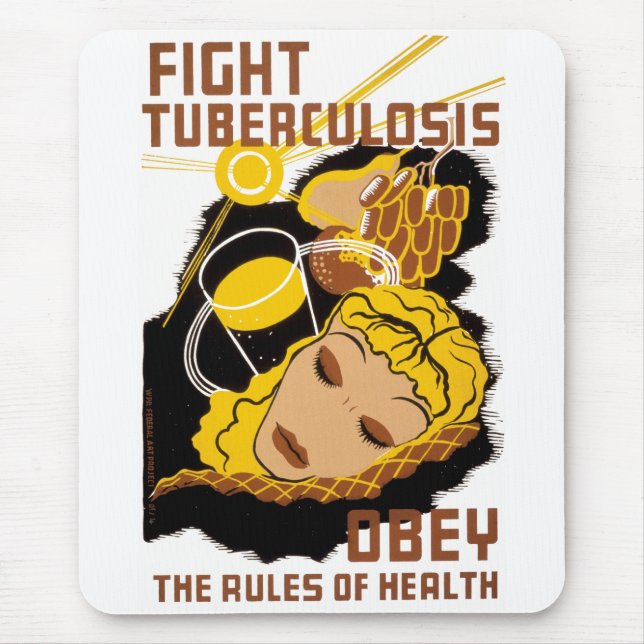 Bekämpfung der Tuberkulose Mousepad (Vorne)