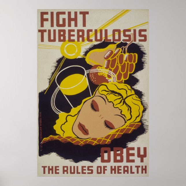 Bekämpfung der Tuberkulose Poster (Vorne)