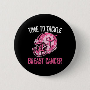 Bekämpfung des Brustkrebs Helm Pink Ribbon A Button