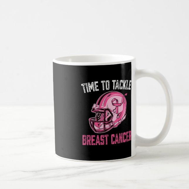 Bekämpfung des Brustkrebs Helm Pink Ribbon A Kaffeetasse (Rechts)