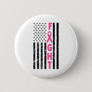 Bekämpfung des Brustkrebs unter amerikanischer Fla Button
