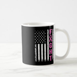 Bekämpfung des Brustkrebs unter amerikanischer Fla Kaffeetasse