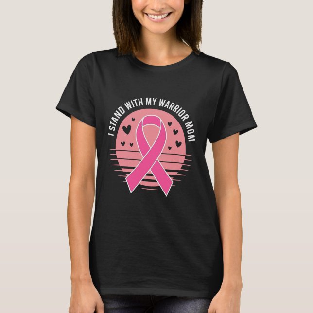 Bekämpfung des Brustkrebses Monat für Mädchen Frau T-Shirt (Vorderseite)