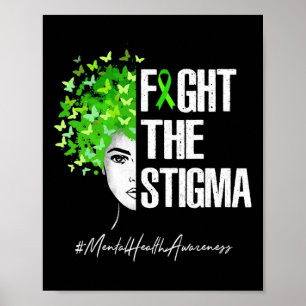 Bekämpfung des Geschenks für psychische Gesundheit Poster