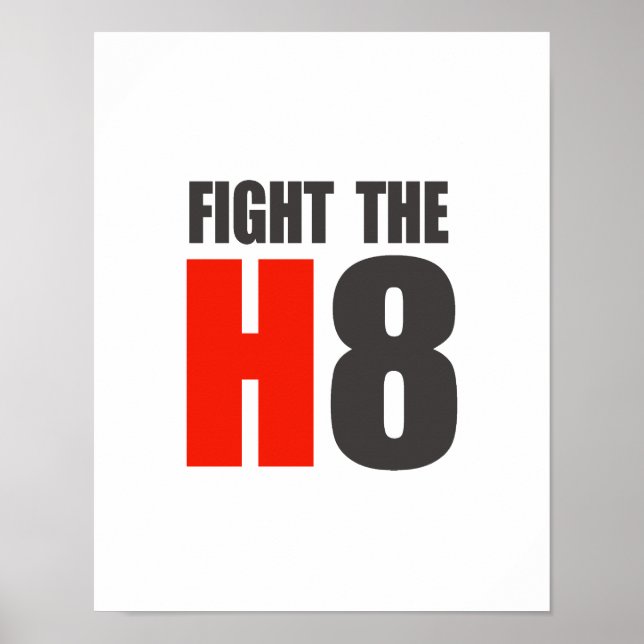 BEKÄMPFUNG DES H8 POSTER (Vorne)