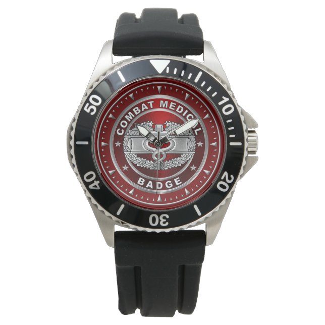 Bekämpfung des medizinischen Abzeichens Armbanduhr (Vorderseite)