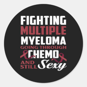 Bekämpfung des multiplen Myeloms Chemo-Multiplen M Runder Aufkleber
