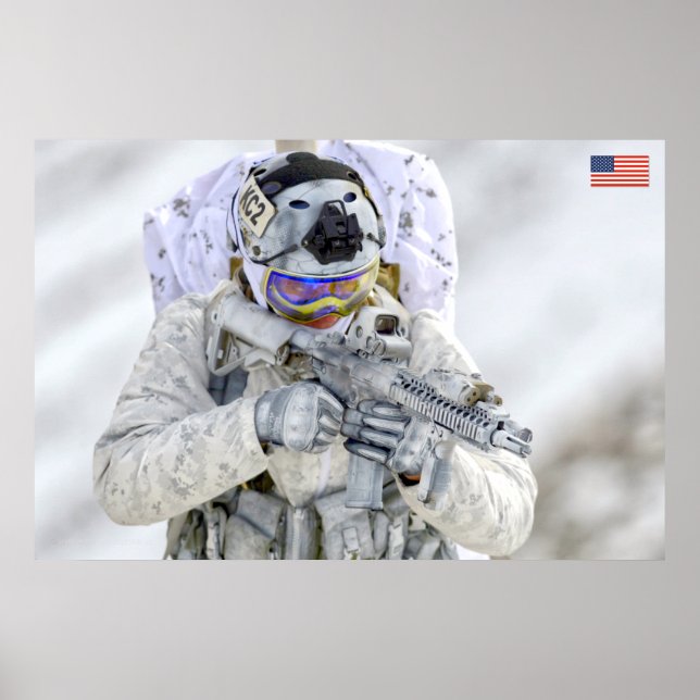 BEKÄMPFUNG DES PERSONALS IN DEN USA POSTER (Vorne)