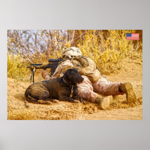 BEKÄMPFUNG DES PERSONALS IN DEN USA POSTER