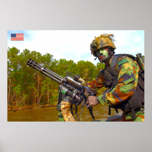 BEKÄMPFUNG DES PERSONALS IN DEN USA POSTER