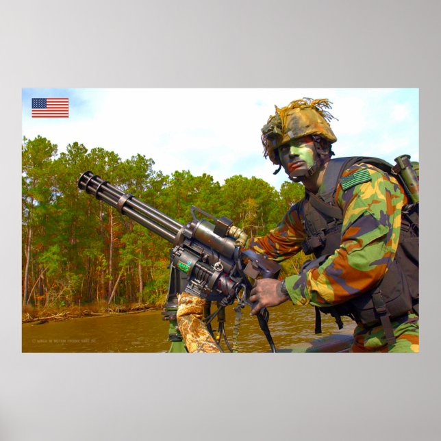 BEKÄMPFUNG DES PERSONALS IN DEN USA POSTER (Vorne)