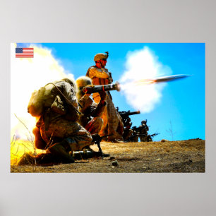 BEKÄMPFUNG DES PERSONALS IN DEN USA POSTER