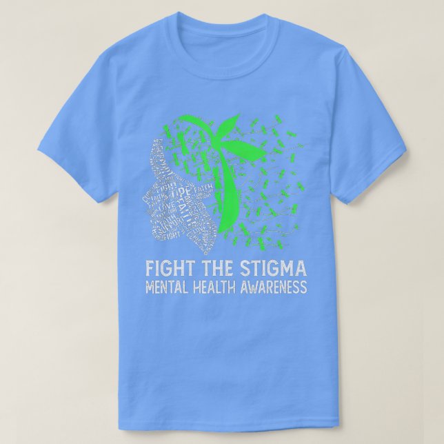 Bekämpfung des psychischen Bewusstseins für Stigma T-Shirt (Design vorne)