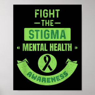 Bekämpfung des Stigma Mental Health Awareness Ther Poster