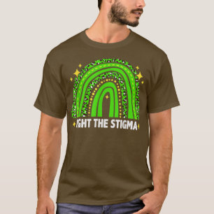 Bekämpfung des Stigma Rainbow Mental Health Awaren T-Shirt