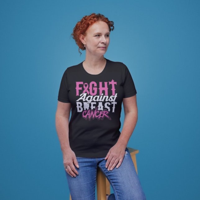 Bekämpfung des T - Shirt von Brustkrebs (Von Creator hochgeladen)