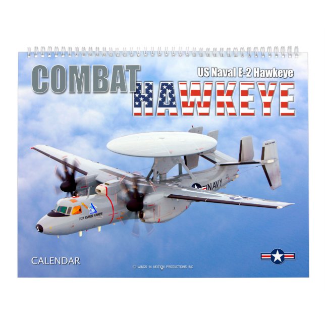 BEKÄMPFUNG HAWKEYE - US-Marine E-2 Hawkeye Kalender (Titelbild)