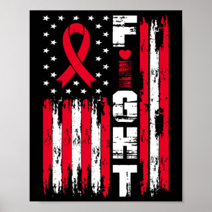 Bekämpfung von Blutkrebs Sensibilisierung Patrioti Poster