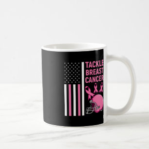 Bekämpfung von Brustkrebs - Amerikanische Flagge Kaffeetasse