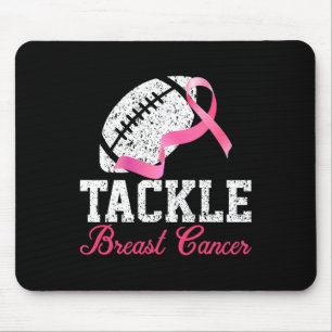 Bekämpfung von Brustkrebs Football Survivor Pink R Mousepad