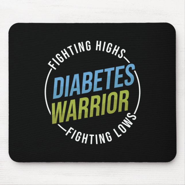 Bekämpfung von Diabetes Typ 1 Mousepad (Vorne)