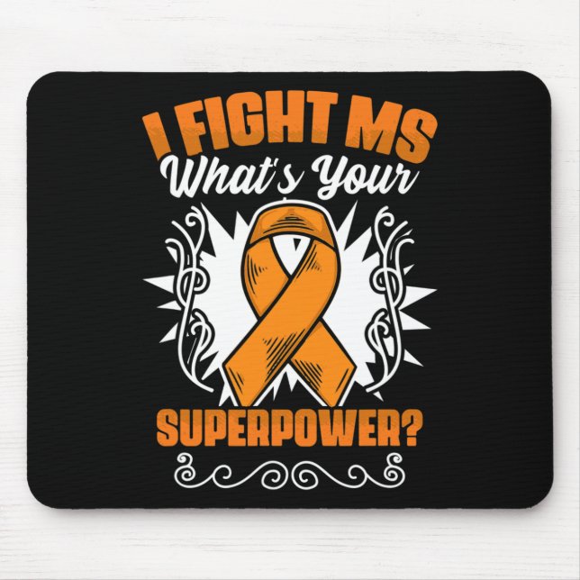Bekämpfung von Frau Bewusstsein Multiple Sklerose  Mousepad (Vorne)