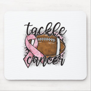 Bekämpfung von Krebs Fußball rosa Ribbon Brustkreb Mousepad