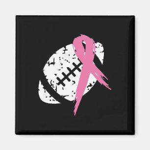 Bekämpfung von Krebs rosa Ribbon Fußball Brustkreb Magnet